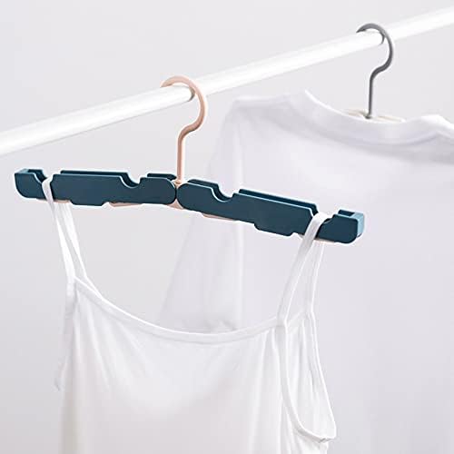CZDYUF преносна облека закачалка пластична облека за закачалки за заштеда на простор за заштеда