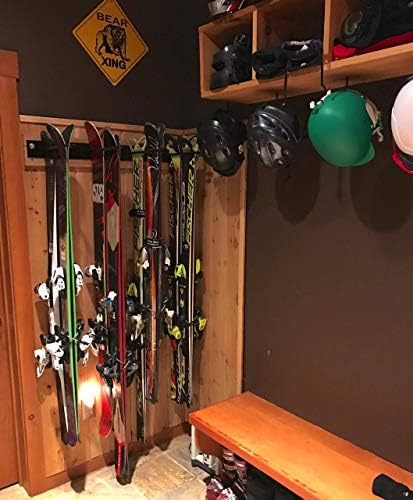 Решетка за складирање на скијање во Storyourboard, Организатор на гаража во затворен wallид