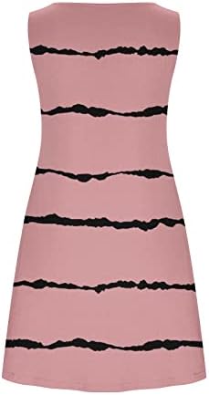 Fuestенски летен фустан на плажа 2023 Цветна маичка со садници за обични џебови бохо резервоар фустан