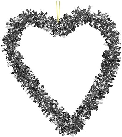 Денот на в Valentубените Денот на вinesубените, венецот во форма на срце со вештачка симулација со лента Декоративни украси на врата од