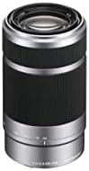 Sony e 55-210mm f/4.5-6.3 OSS E-Mount Lens, Сребрен/Црн Пакет со Комплет За Филтрирање 49mm - Мека Кутија За Леќи-Комплет За Чистење Леќи-Софтверски