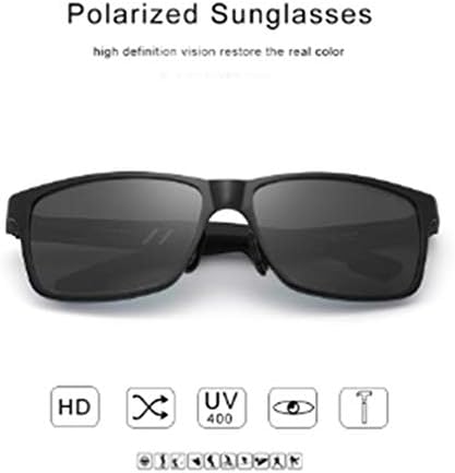 Бренд Машки Поларизирани Очила За Сонце Алуминиум Магнезиум Очила За Сонце Машки Очила За Возење Правоаголник Сенка