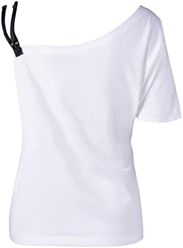 Womenените ладно рамо маица врвови, обични печати од пеперутка, печати туниќ, тинејџери секси трендовски удобни кошули лабави вклопени блузи