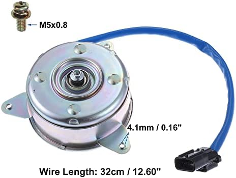 Acropix A/C кондензатор Радијатор за ладење мотор за ладење на вентилаторот за Honda CR -Z - пакет со 4 сино сребрен тон