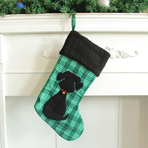 Нпкгвиа Бонбони Подароци Чорапи Персонализиран Камин Порибување Божиќни Украси За Домови И Додаток За Забави За Деца Семејна