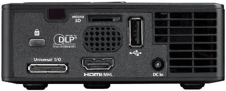 Optoma ML550 WXGA 500 LUMEN 3D Ready Portable DLP LED проектор со HDMI порта овозможена со MHL