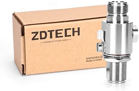 ZDTech Коаксијален n Тип Апликатор за молња n женски до женски 50 ом 0-6GHz, молња за заштита на пренапони со мала загуба