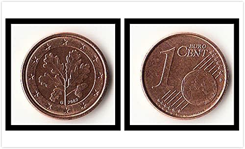 Европа Германија Европа Дирестер Данил 5 сет на монети со монети на монети странски монети колекција на подароци за европска монета