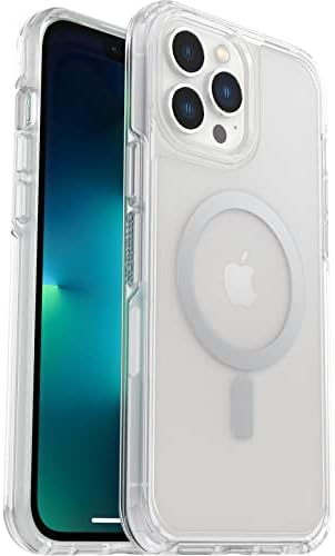OtterBox iPhone 13 Pro max и iPhone 12 Pro Max Симетрија Серија+ Случај-Јасно, ултра-елегантен, прилепува На MagSafe, подигнати рабови заштита