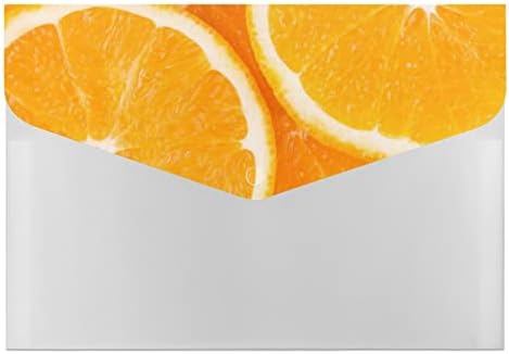 Портокалови Парчиња Пластична Папка Со Датотеки со 6 Џебови Организатор Хармоника Држач Документ За Домашна Канцеларија