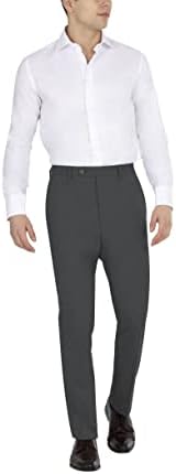 Дкни Менс Модерен Костум Со Високи Перформанси Ги Одделува Панталоните За Облекување, Цврст Јаглен, 32W x 30L САД