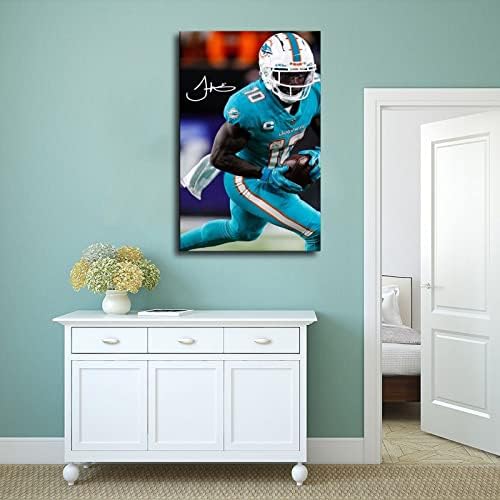 Bawee Tyreek Hill Canvas Post Poster Decor Sports Sports Particapape Office Decor Decor Decor Decorthr рамка: 16x24inch