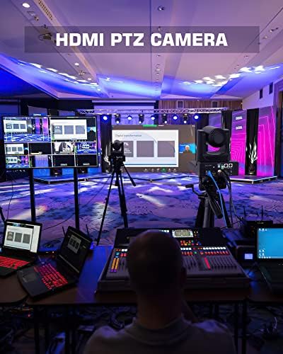 Chameye HDMI PTZ камера 20x Оптичко зумирање AI Автоматско следење на PTZ комплети за фотоапарати + PTZ Контролер на фотоапарати