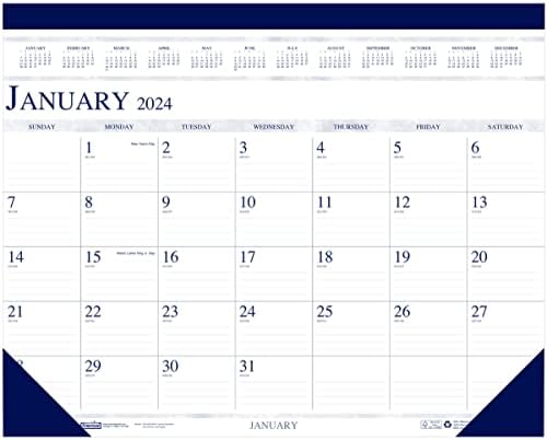 Куќа на Долитл 2024 Месечен календар на бирото, Класик, 22 х 17 инчи, јануари - декември