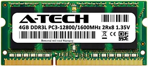Замена на A-Tech 4GB RAM меморија за клучна CT51264BF160B | DDR3/DDR3L 1600MHz PC3L-12800 2RX8 1.35V SODIMM 204-пински меморија модул