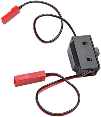 2 пакет Sharegoo Вклучен/Исклучен прекинувач за напојување на батеријата JST конектор компатибилен со HSP RC 1/10 1/8 CAR CROWNER