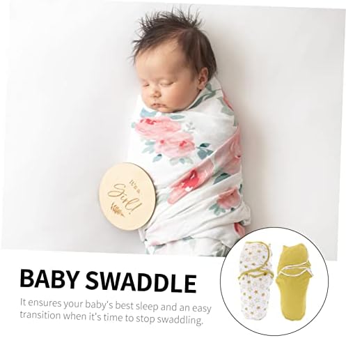 Toyvian 2 парчиња Swaddle Sleple Swaddle Claints за креветчето за бебе новородено ќебе за прибирање на ќебето за леб од памук
