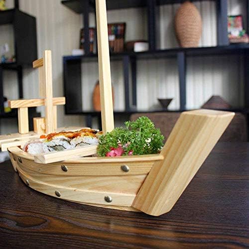 20 дрвени суши за сервирање со таблички со таблички за ресторан или дом