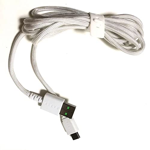USB C ДО USB Кабел За Полнење Податоци Компатибилен Со Razer V2 Pro/DeathAdder V3 Pro/Basilisk V3 Pro Безжичен Гејмерски Глушец