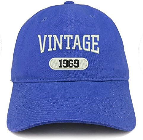 Трендовски продавница за облека Гроздобер 1969 година извезена 54 -ти роденден Опуштено памучно капаче