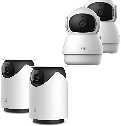 Безбедност на Yi Pet Security Camera 2PC 2PC пакет за безбедносна камера со купола со панел