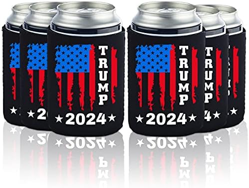 Великанодличен Доналд Трамп 2024 - Вратете Ја Америка Назад - Може Ли Ладилници За Политички Пијалоци Ладилници-Црно