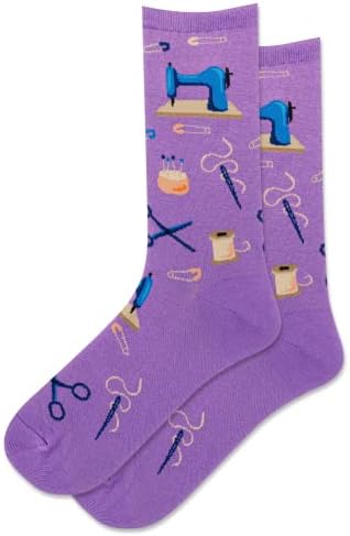Чорапи за екипа за шиење на жешки Sox, 1 пар, јаглен Хедер, женски чевли од 9-11