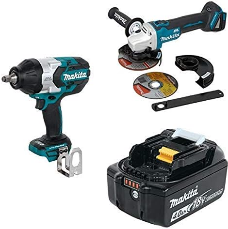 Makita XWT08Z 18V LXT Li-Ion без безжичен вртежен момент 1/2 Квадратен удар на удар, XAG09Z 18V LXT Li-Ion Chrushless 4-1/2/5 Cut-Off/Angle Grinder,