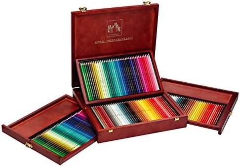 Caran d'ache supracolor + pablo дрвена кутија 160 моливи