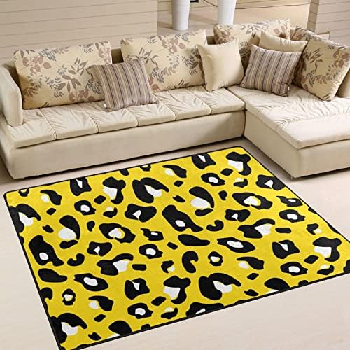 Baxiej шарена шема на леопард, големи меки подрачја, расадник плејматски килим за деца кои играат соба за спална соба дневна