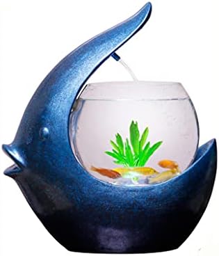 N/A Water Mini Fishate Creative Aquarium Tank Office ДОБАРНИОТ ДЕЛЕКТИРА