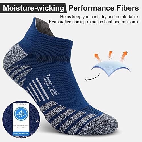 Тешки Копнени Чорапи За Жени Мажи Поддршка За Компресија На Глуждот Лак Амортизирани Атлетски Чорапи Со Низок Крој
