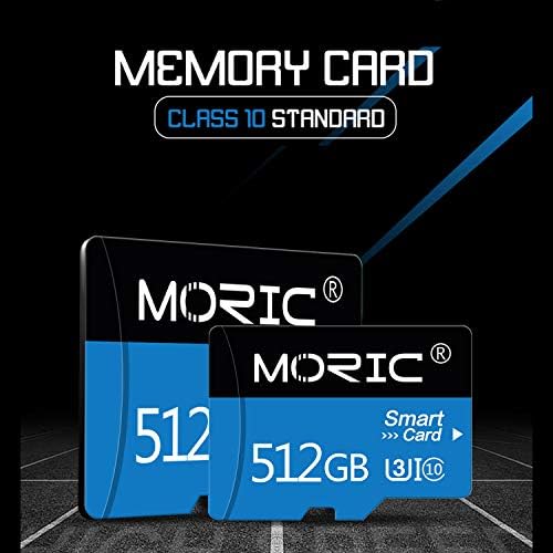 Микро SD Картичка Со Адаптер 512gb Мемориска Картичка Со Голема Брзина Класа 10 TF Картичка За Паметен Телефон, Камера, Таблет
