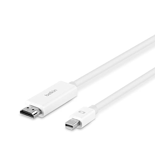 Belkin 4K Mini DP до HDMI кабел за MacBook Air/Pro, Surface Pro/Dock, Monitor, Projector, повеќе