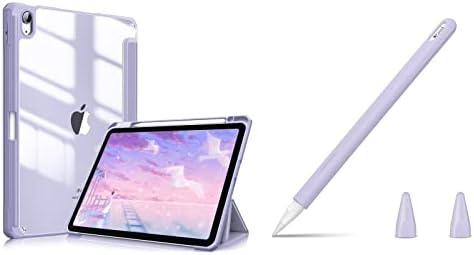 Финти Хибриден Тенок Случај за Ipad Air 5-Та Генерација / iPad Air 4-Та Генерација 10,9 Инчен Пакет Со Fintie Силиконски Ракав