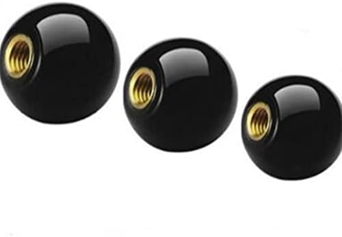 10 парчиња црна M4/M5/M6/M8/M10/M12/M14/M16 Thread 16/20/25/32/35/40/50мм пластична топка форма на џојстик Контрола на копчето за контрола