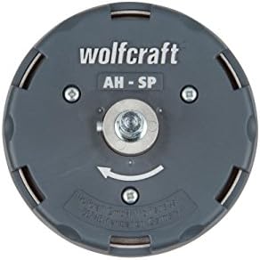 Wolfcraft 5986000 Sierra Corona ajustable para instalaciones halógenos empotrados, Profundidad de Corte 30 mm Pack 1, 1 V, Ø 35, 55, 60, 68,