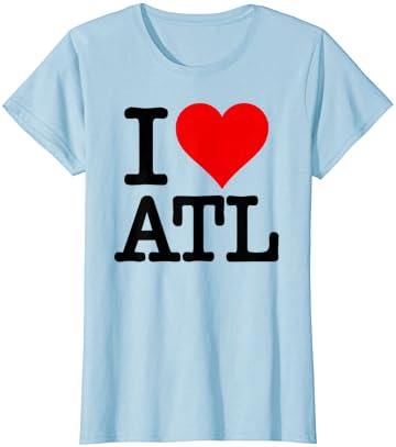 Ја сакам маицата на срцето на Атланта Georgiaорџија