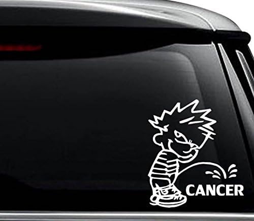 Пичка пиша на налепница за рак за употреба на лаптоп, шлем, автомобил, камион, моторцикл, прозорци, браник, wallид и големина