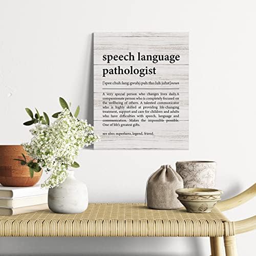 Инспиративен говор јазик Патолог Дефиниција на платно сликарство врамен wallиден уметнички декор за дневна соба спална соба, рустикален говор