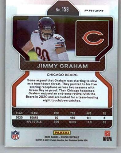 2021 Panini Prizm Prizm Red Ice 159 Jimmy Graham Chicago Bears NFL Football Trading Card