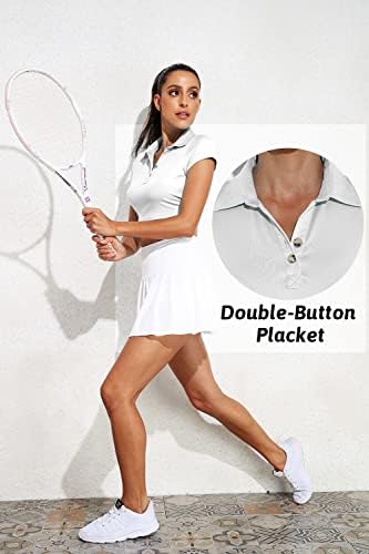 Тениски тениски врвови за жени со кратки ракави со кратки ракави врвови за голф Поло за жени