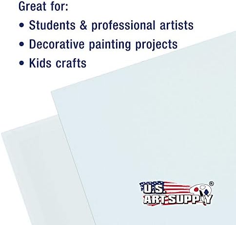 Американски Уметнички Снабдување 12 Х 12 инчен Професионален Уметник Квалитет Киселина Слободен Платно Панел Одбори За Сликарство