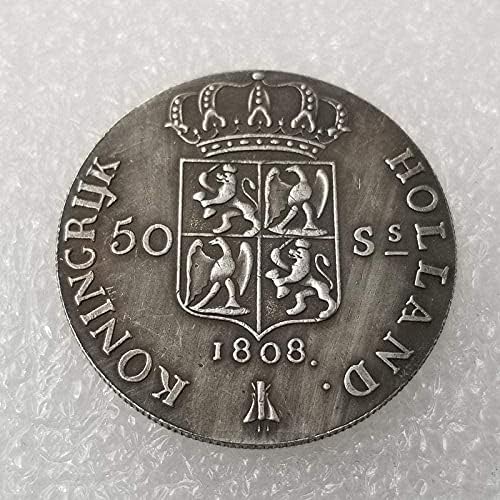 Антички Занаети 1808 Холандски Сребрени Странски Монети Античка Колекција 152коин Колекција Комеморативна Монета