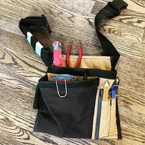 Walnuta Belt Weist Pocket Case Electricalian oganizer торба со висок капацитет џебови кои носат складирање на алатки за торбички