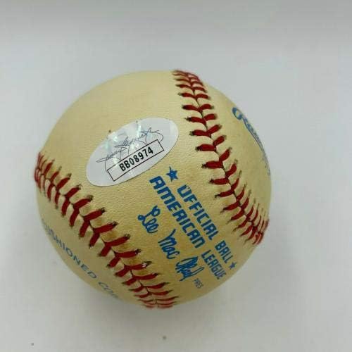 Прекрасниот Сингл На Хенк Гринберг Потпиша Бејзбол Во Американската Лига СО Бејзбол Со Автограм НА ЈСА