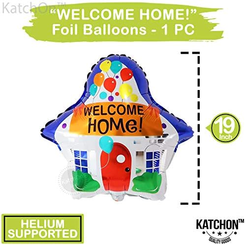 Добредојдовте Дома Балони Со Куќа Во Облик На Балони-Добредојдовте Дома Украси | Добредојдовте Дома Партија Украси | Куќа Затоплување