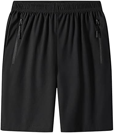 Атлетски шорцеви за мажи RTRDE лето плус големина тенки панталони за брзо сушење на плажа, кои се обични спортски кратки панталони
