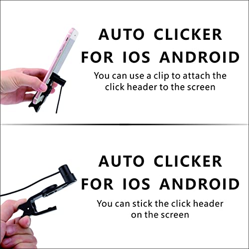 Автоматски кликер за iPhone iPad ： Уред на екранот Автоматски тапер за Android iOS ， симулиран клик на континуирано кликнување, прилагодлив