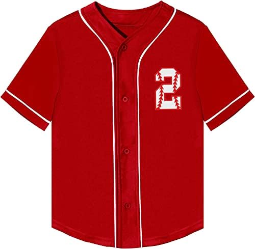 Yuji Itadori Toddler Kids 2nd baseball роденденска кошула со чорапи момче девојче краток ракав бејзбол дрес со број на маици